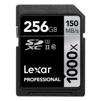 Lexar Professional SDXC 1000x 256GB  UHS-II Flash-Speicherkarte LSD256CRBEU1000-22